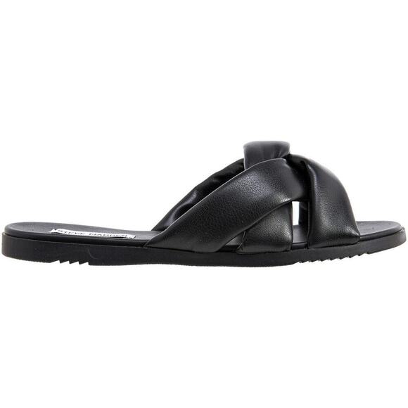 New Steve Madden Women's Salim Slip-On Slide Flat Sandals - Picture 4 of 9